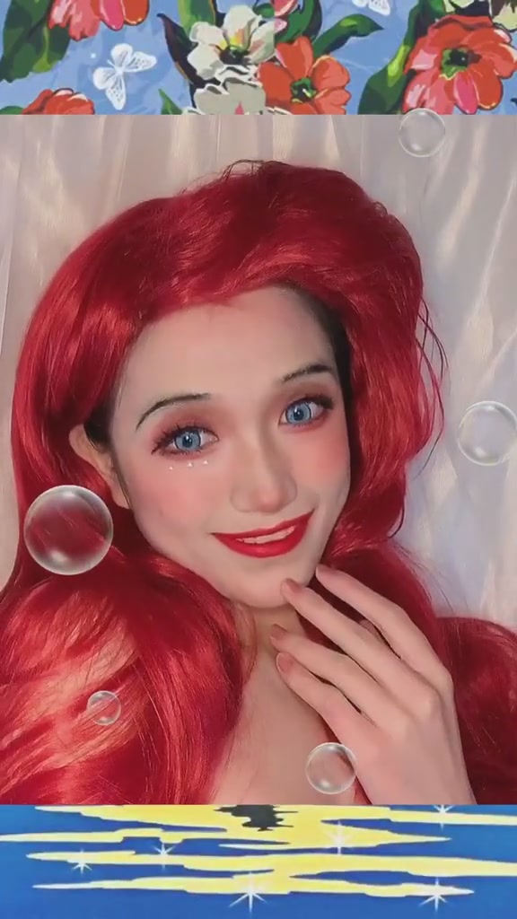 人鱼真的有爱情吗?《小美人鱼》爱丽儿公主仿妆