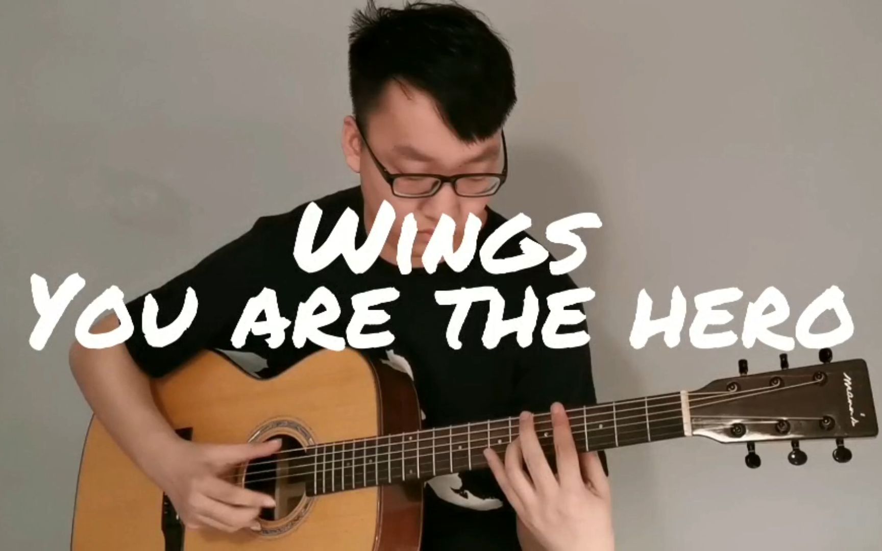 指弹吉他押尾桑wingsyouarethehero正是这首歌让我喜欢上了指弹