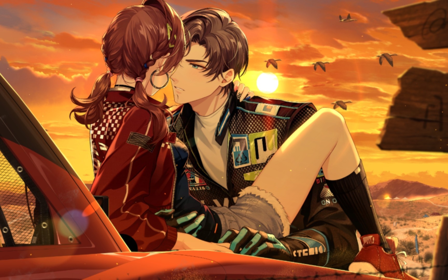 【未定事件簿‖左然】ssr卡「逐速撩欲」卡面剧情 视频电话