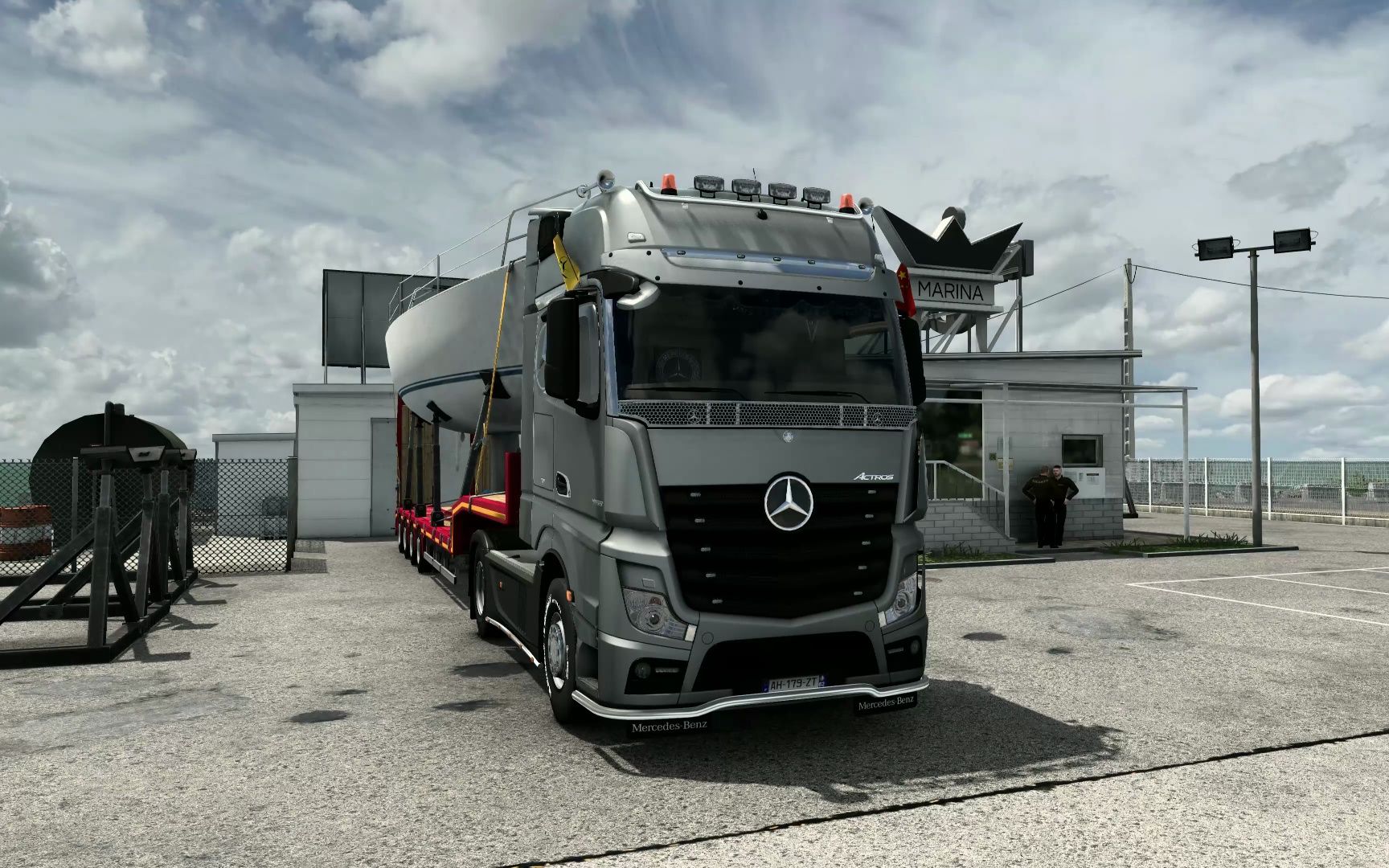 欧洲卡车模拟2 梅赛德斯-奔驰 actros mp4