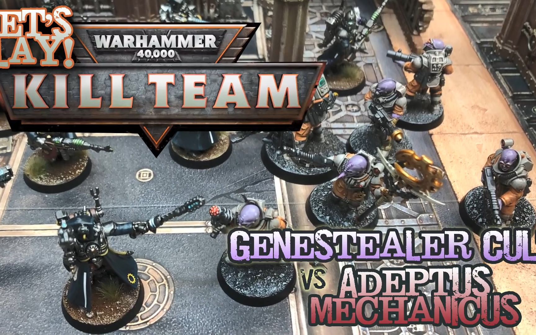 【战锤40K】杀戮小队 机械教 vs. 鸡贼教 | Let's Play!  NEW  Warhammer 40000 Kill Team【胡馆长搬运】哔哩哔哩bilibili