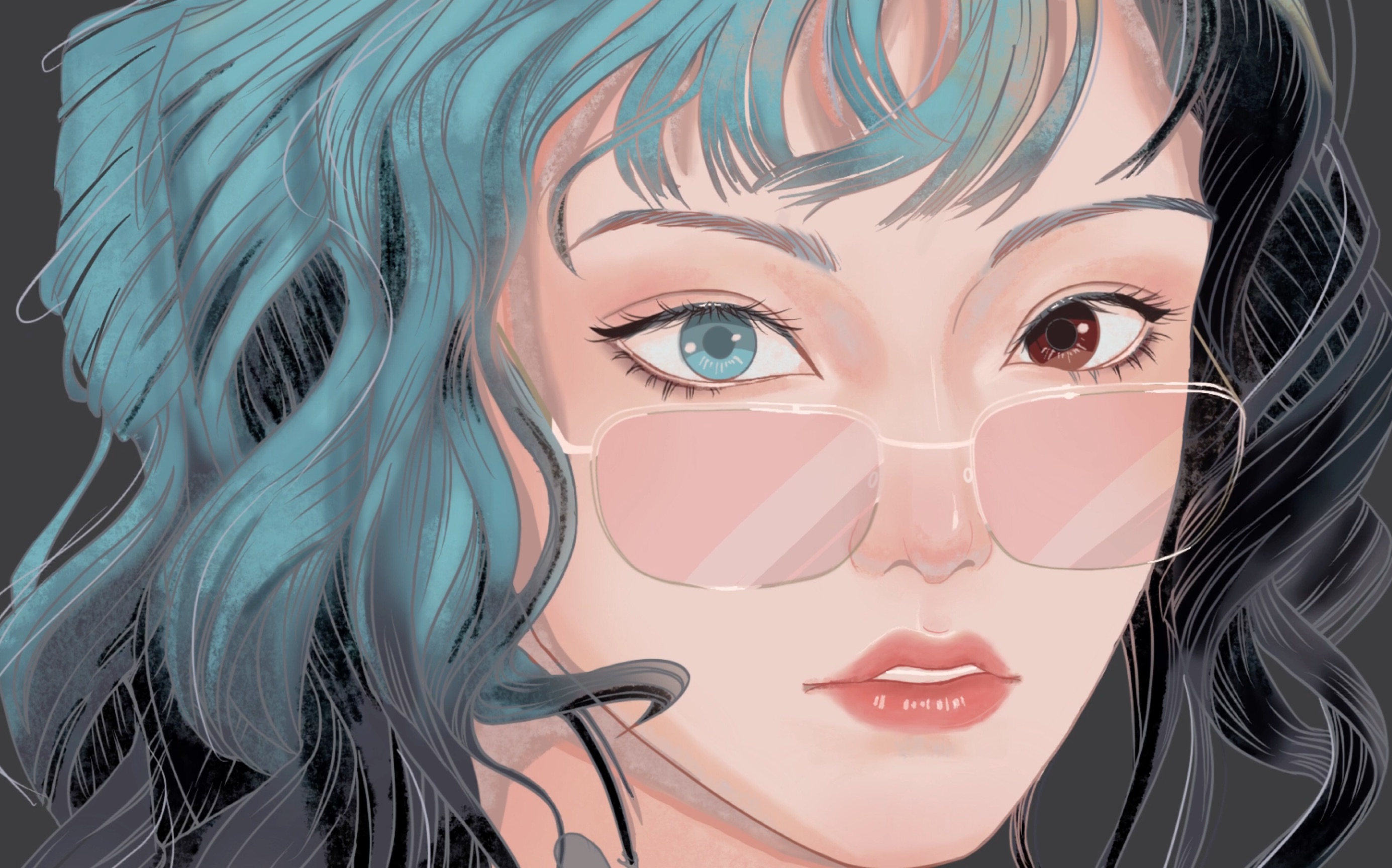 【ipad】ins小姐姐绘画过程 被翻牌过 嘿嘿