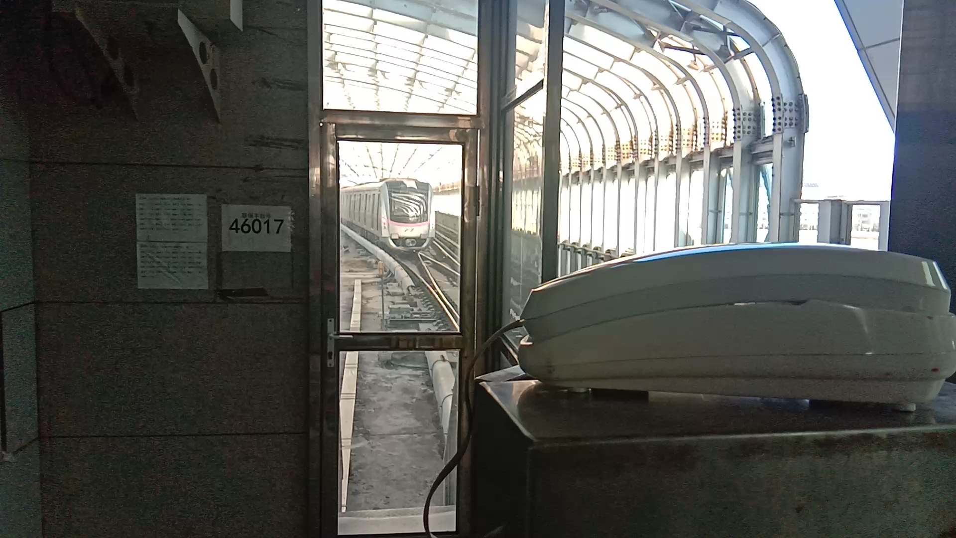 北京地铁昌平线沙河高教园站小交路车沙河高教园站折返