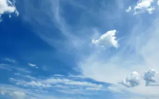 蓝天白云实拍视频动画素材
