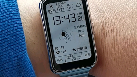 华为watch fit 雅致款 太空人表盘
