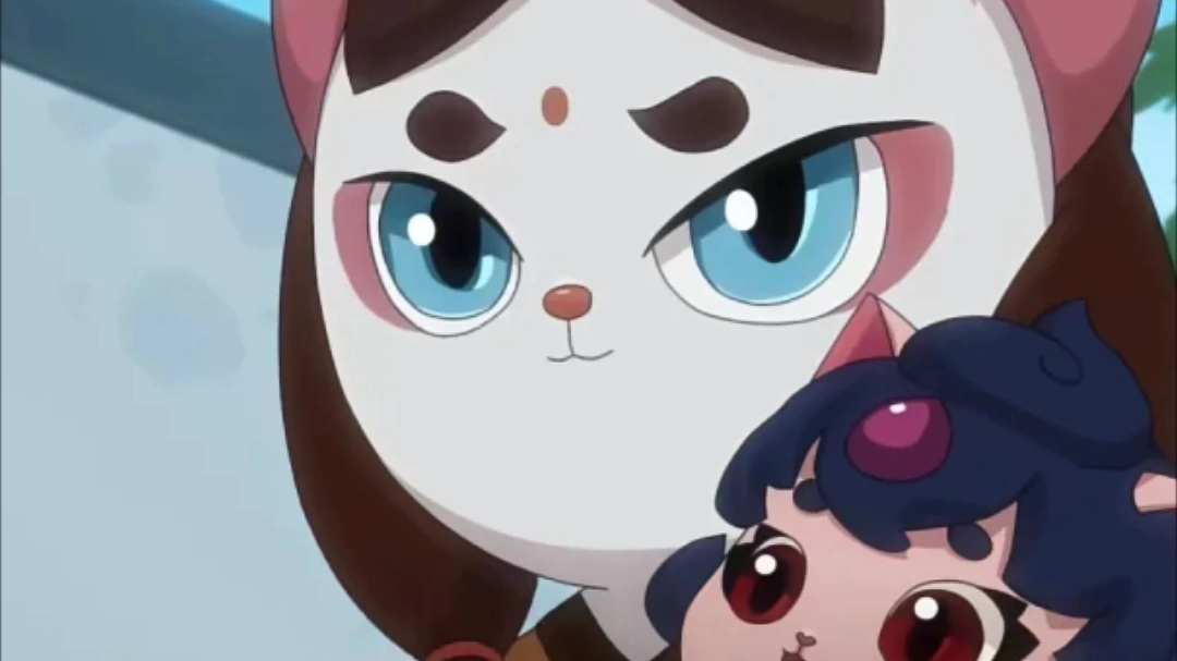 京剧猫吉祥如意是步宗元白先生 是他们的哥哥 每天都在放风筝非常开心