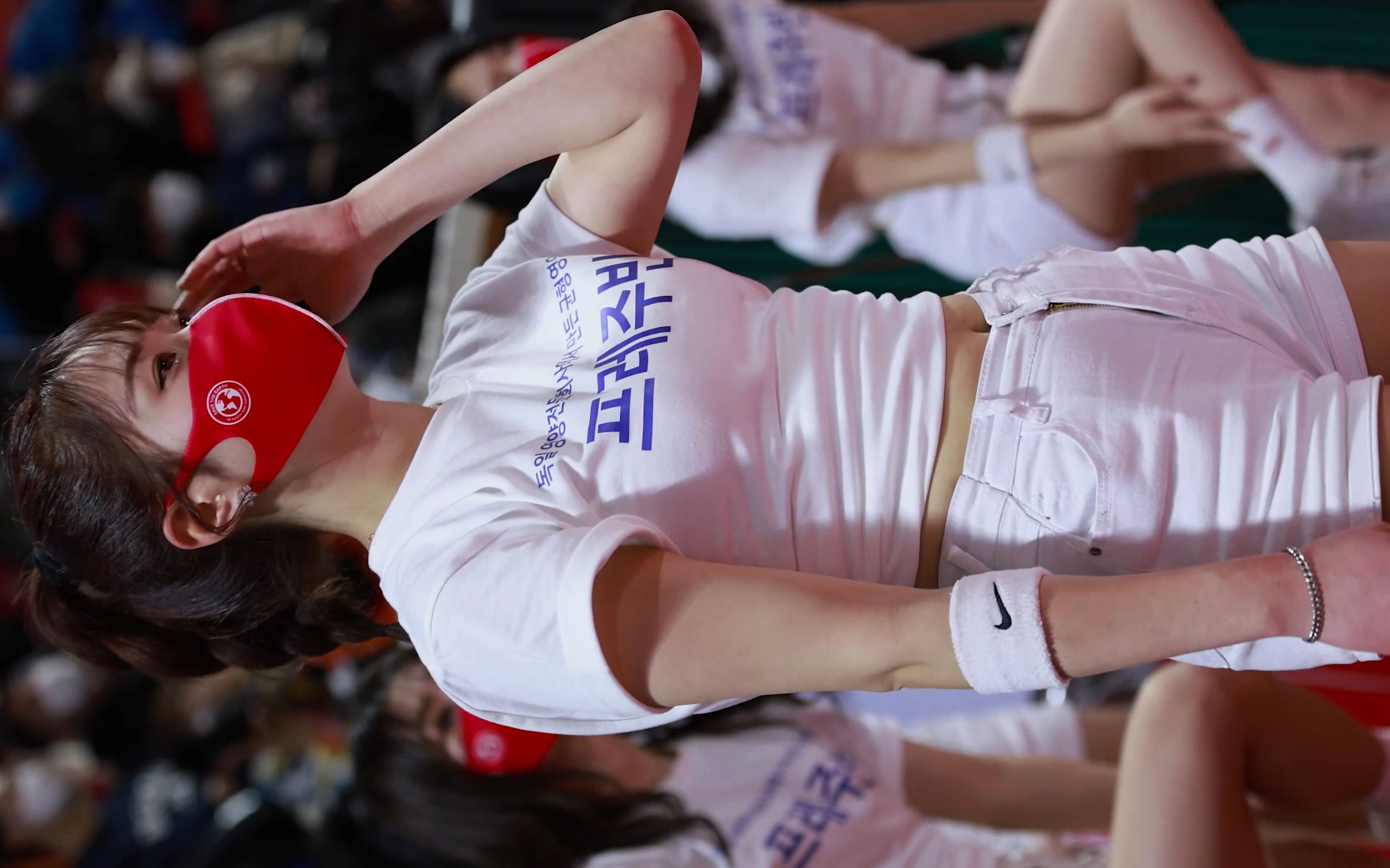 韩国啦啦队 朴慧琳 (park hye-rin) - 211219 应援反应 男篮 (sk