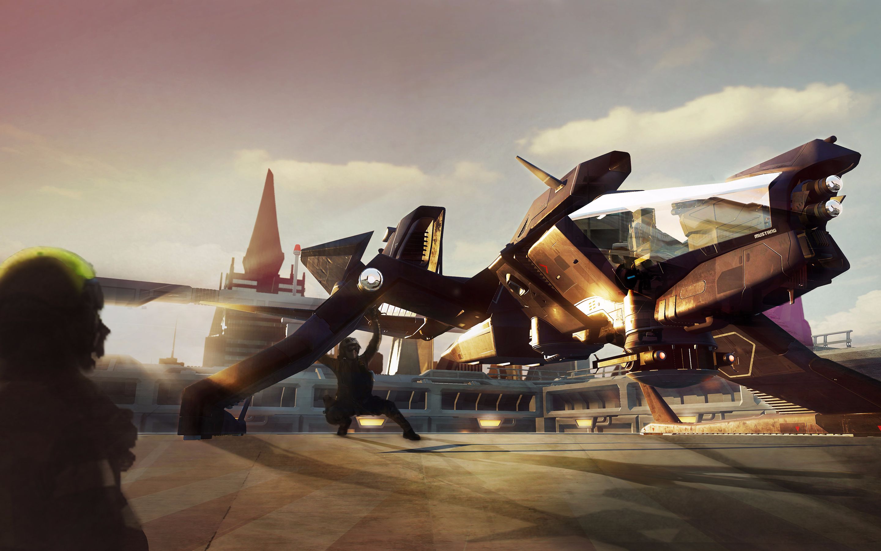 【星际公民】α2.6.0版 野马α装备4门m3a实战演示_哔哩哔哩_bilibili