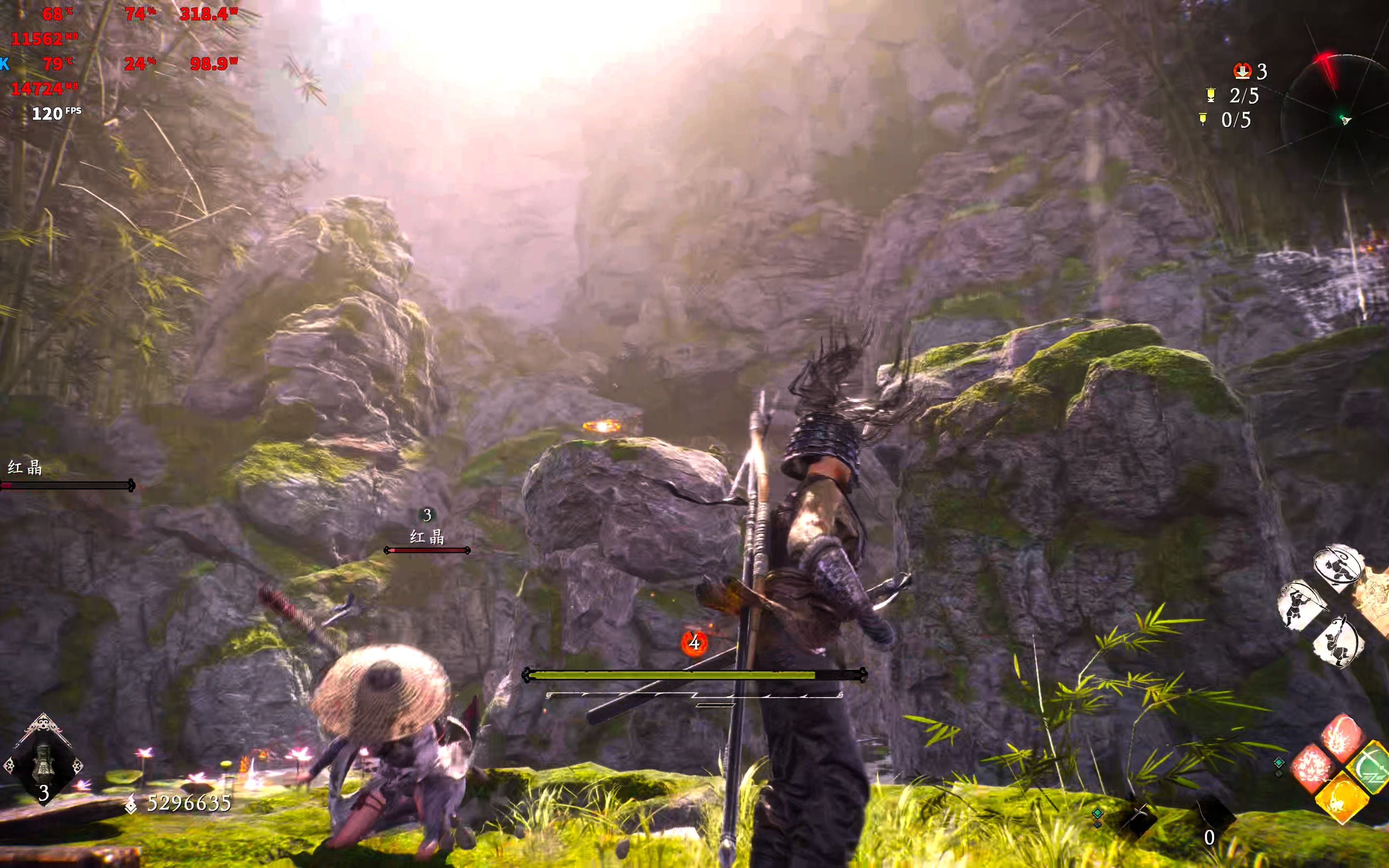 【卧龙苍天陨落】4k hdr rtx 4090 游戏帧数测试最高画质演示