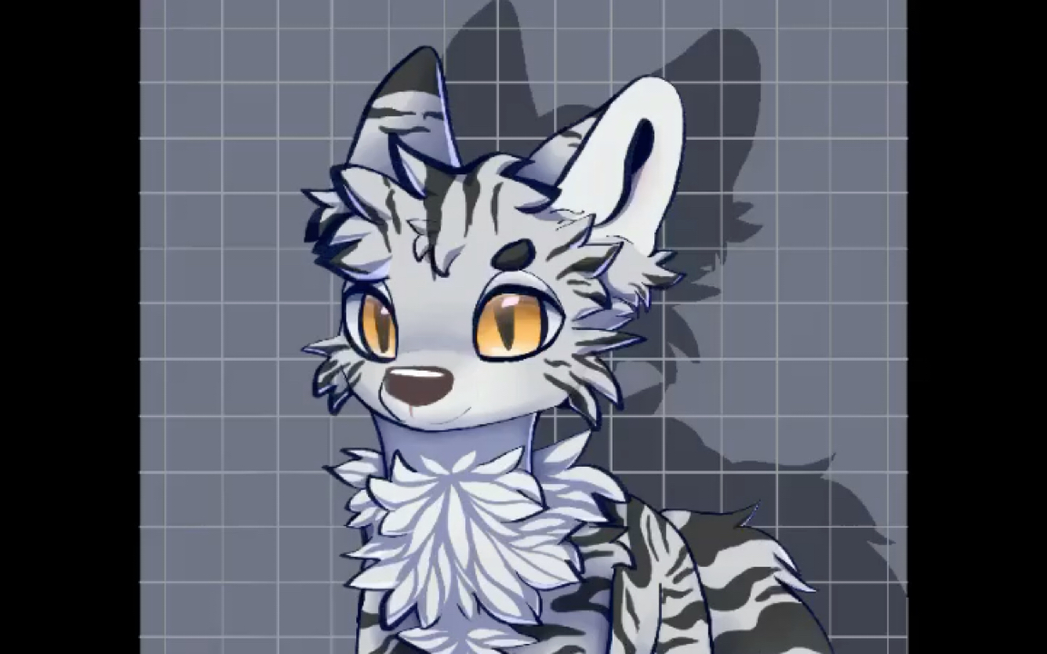 【猫武士/绘画过程】影兆