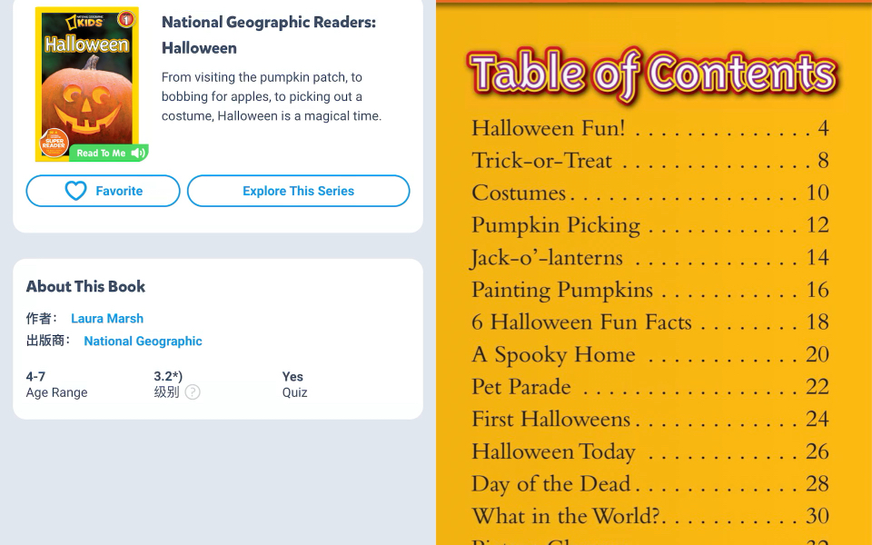 [图]Miss Bean loves Science: National Geographic Readers: Halloween!