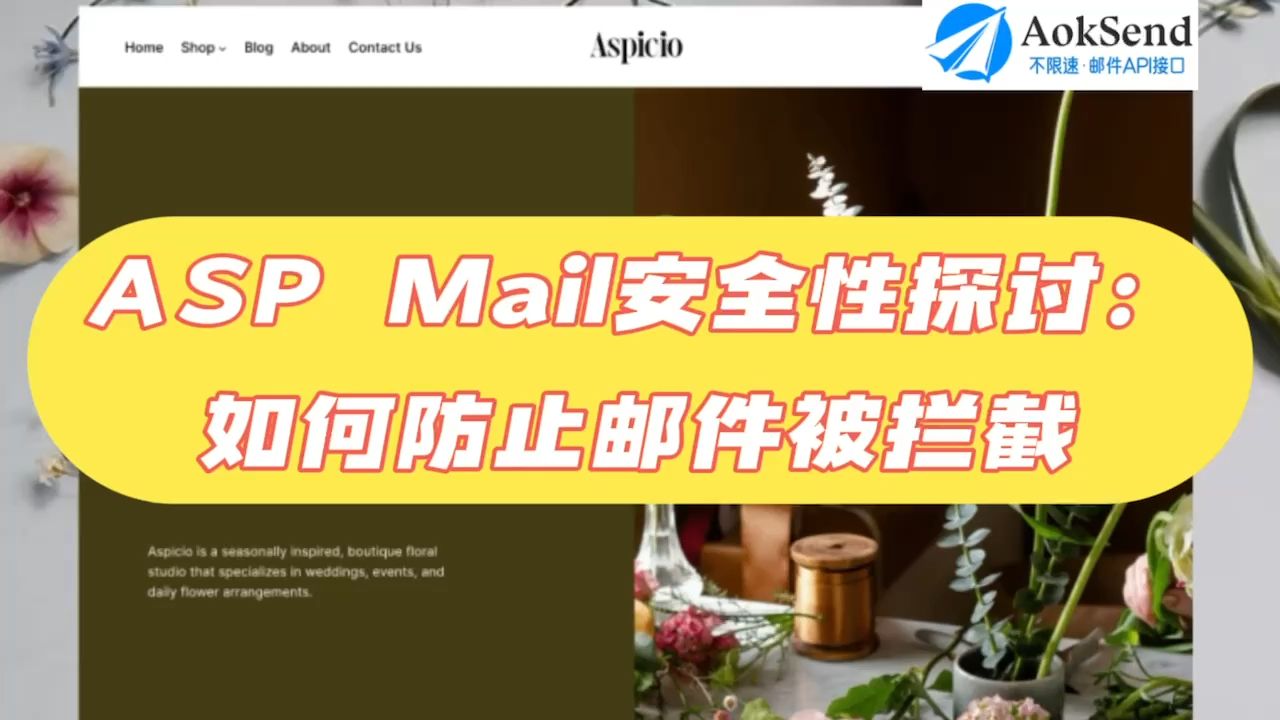 ASP Mail安全性探讨:如何防止邮件被拦截? ASP Mail的功能如何配置?ASP Mail与服务器的配置指南?哔哩哔哩bilibili