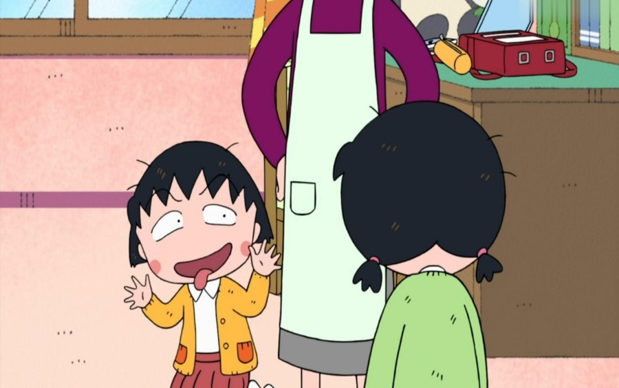 小丸子和姐姐吵架了