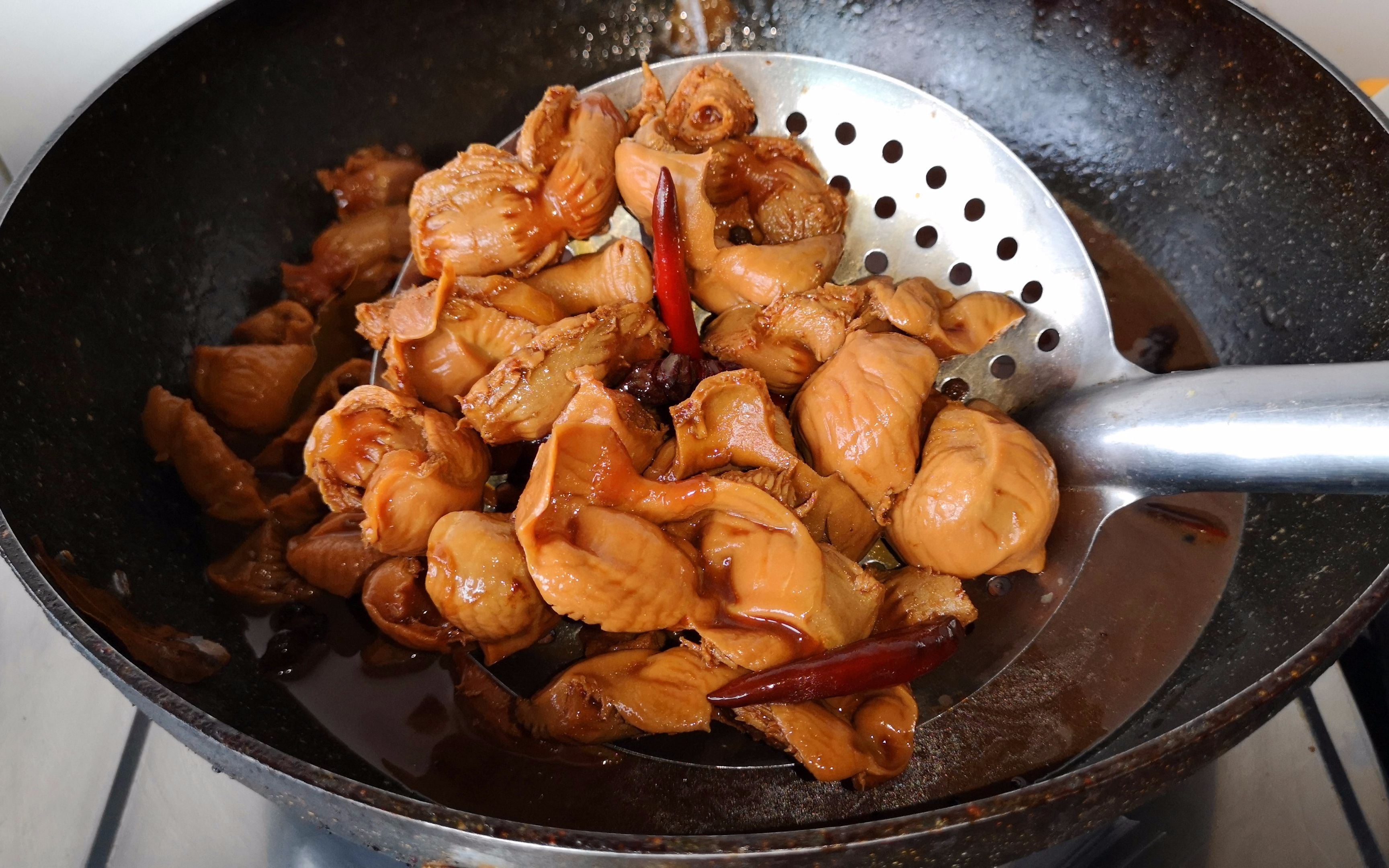 外卖39元一斤的卤鸡胗教你在家做,步骤详细讲解,简单好吃没腥味