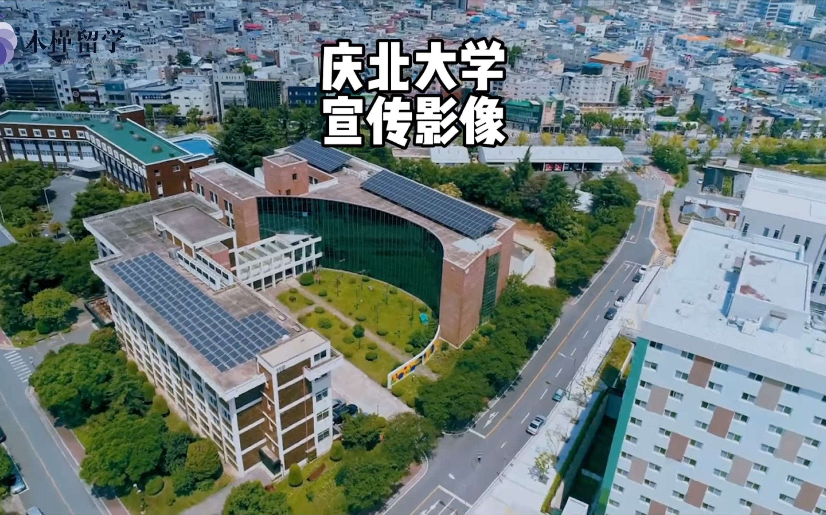 【木槿教育 庆北大学】从天空视角和我穿梭在庆北大学的各大角落,一起