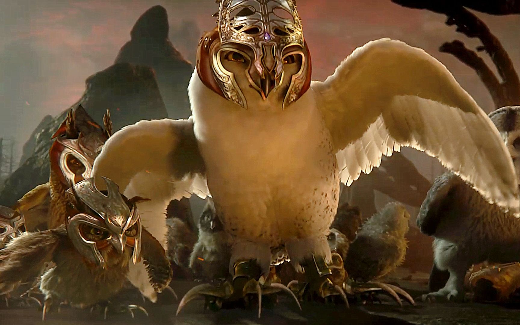 猫头鹰带上黄金铠甲,成为无畏的黄金战士,一部奇幻动作电影_哔哩哔哩