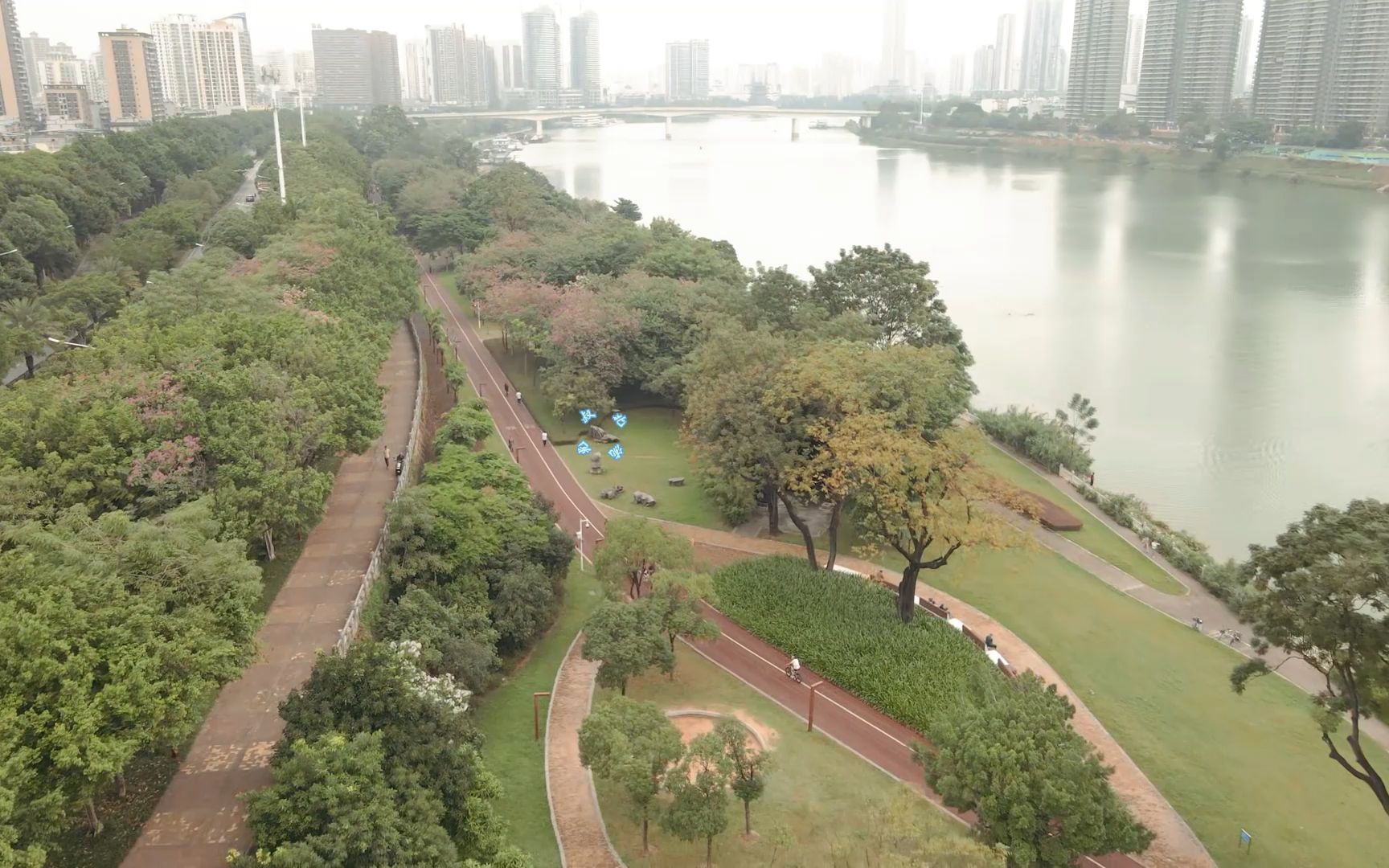 广西南宁邕江江滨公园景观带(a段)