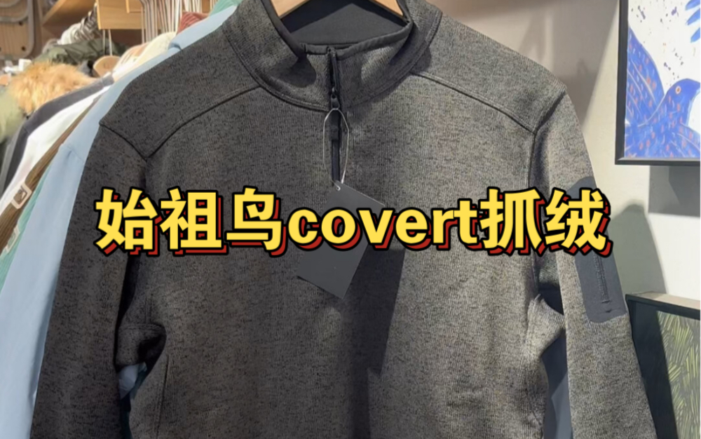 始祖鸟COVERT 保暖立领拉链毛衣保暖卫衣!哔哩哔哩bilibili