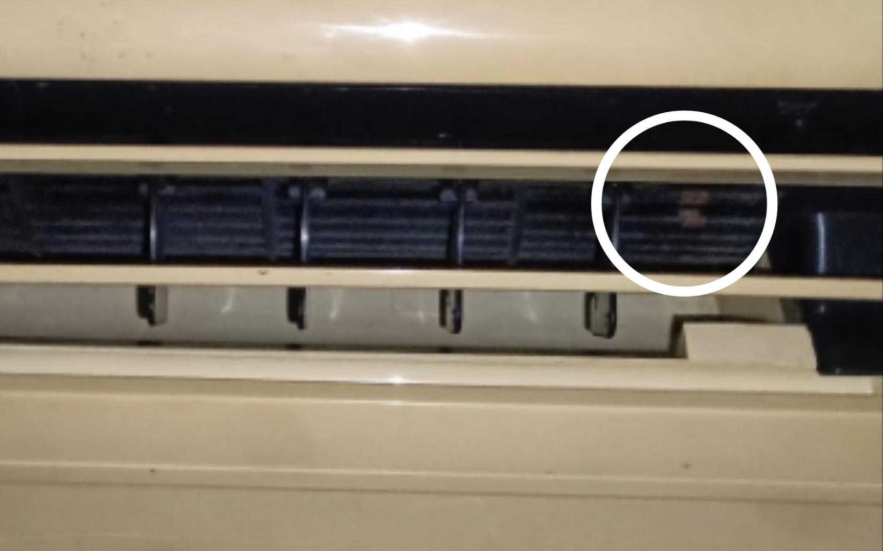 【空调】新科空调内机风扇运行实录,话说风扇叶片上有个小贴纸(打圈的