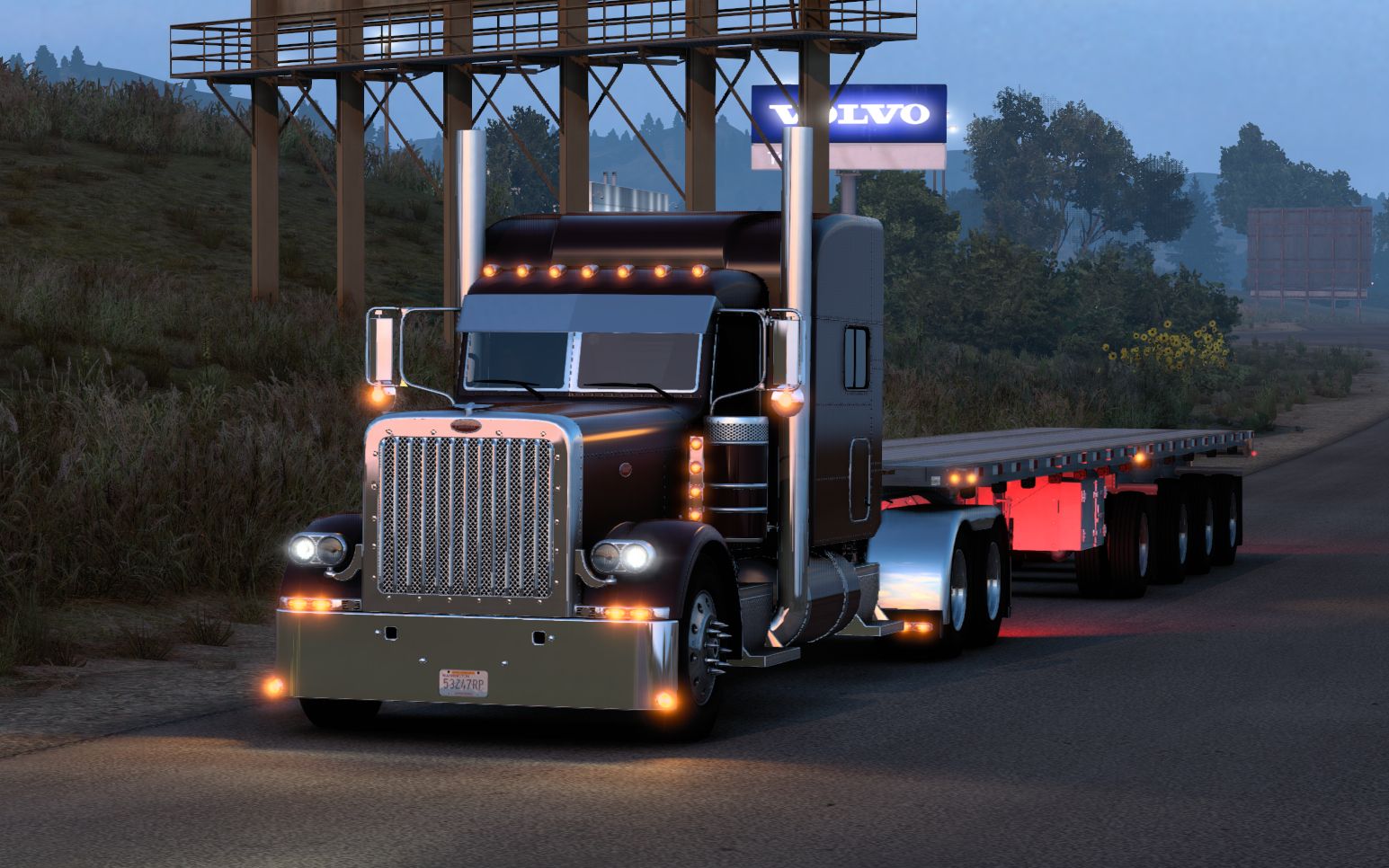 美洲卡车模拟:蒙大拿 彼得比尔特389长底盘风格