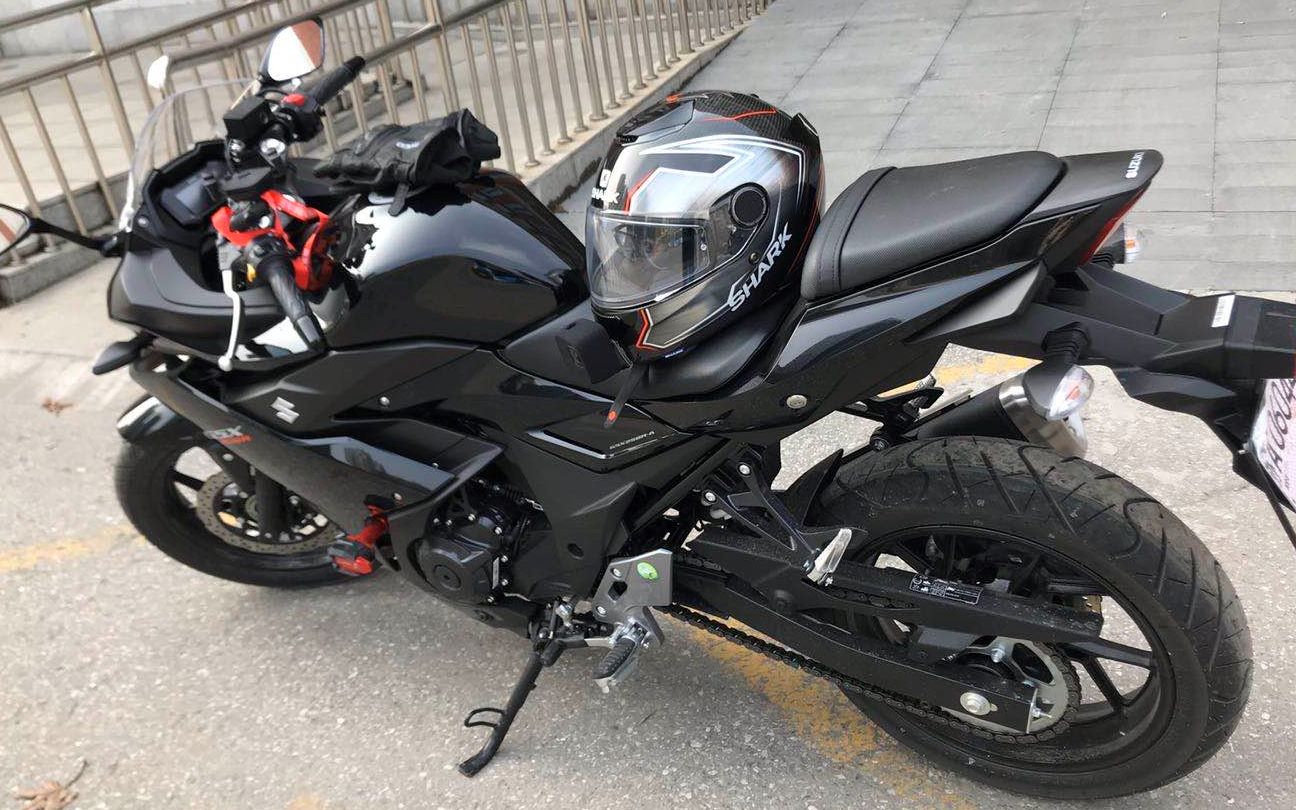 萌新的GSX250R提车第一次骑行哔哩哔哩bilibili