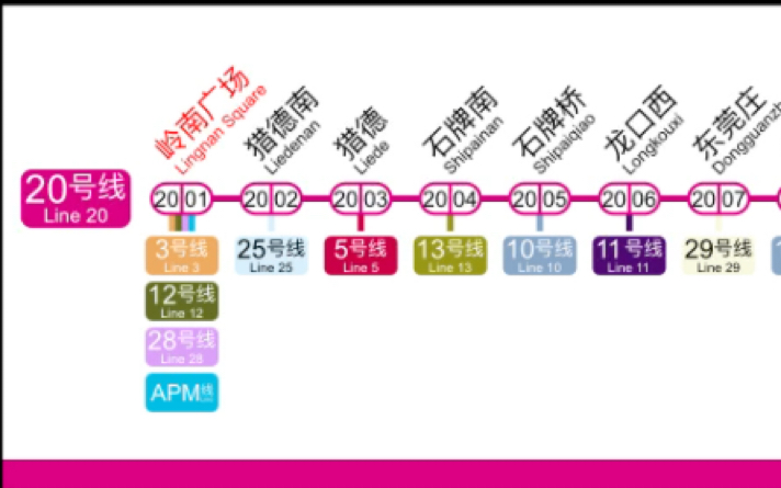 广州地铁20号线规划图图片