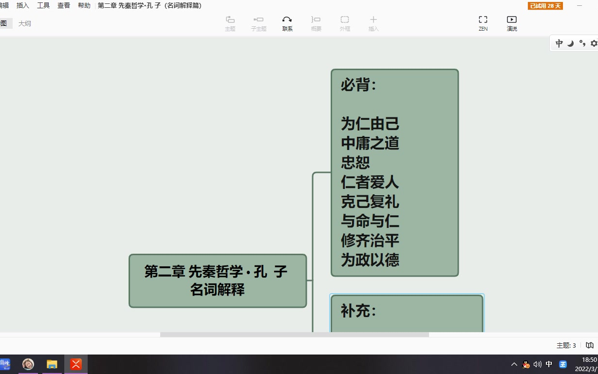 [图]【中国哲学史考研笔记】第二章 先秦哲学 • 孔 子（名词解释篇）