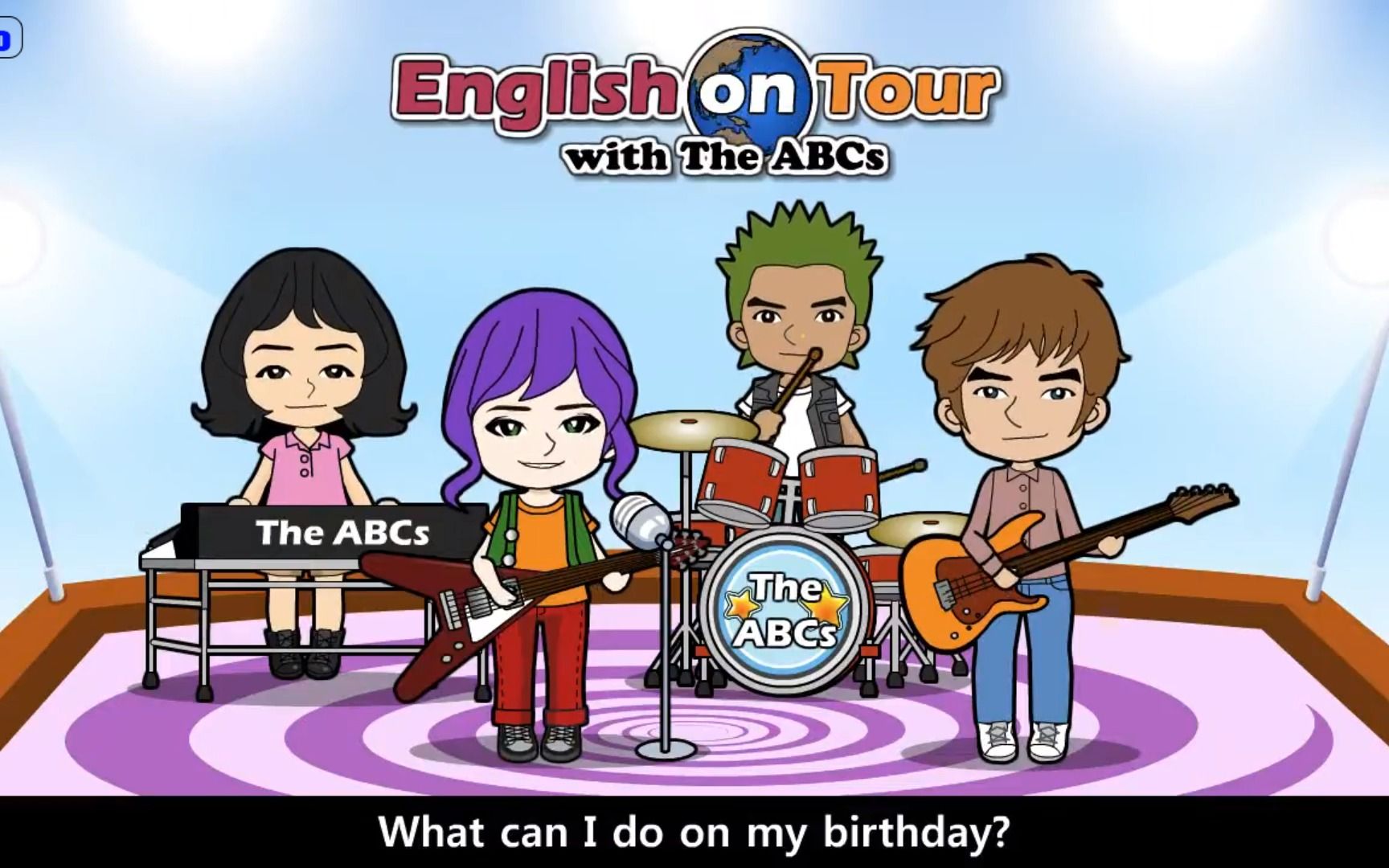 [图]English on tour 4， It's my birthday.