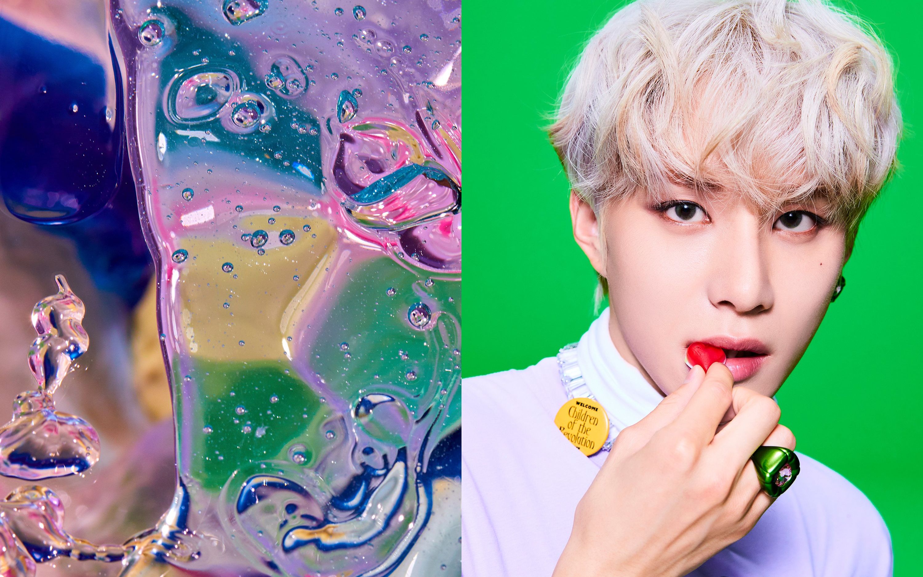 1*购物分享! 近百张韩国贴纸/划粉近期咕卡/nct127 9.