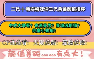 Скачать видео: 二代粉➕韩娱粉初次看三代弟弟们！颜狗发言，不喜勿入！CP连连看，只看脸磕CP！