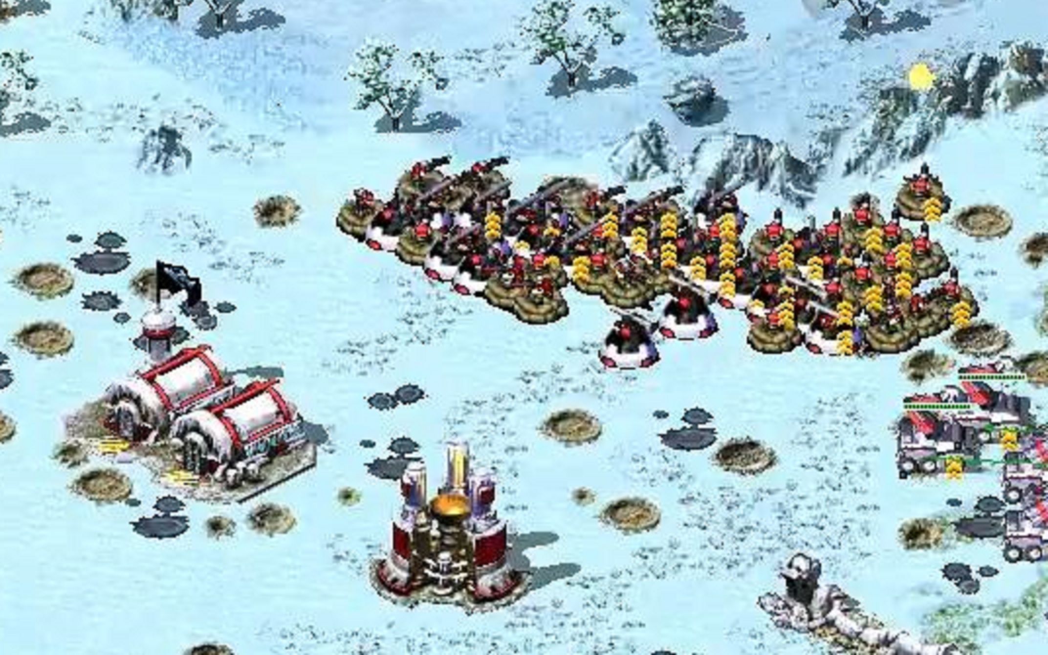 【流云红警】兵营保卫战:在触发电脑进攻的前提下,不造任何建筑物,不