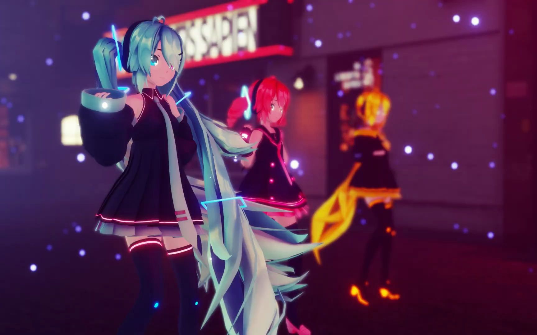 【MMD】Liar Dance【Sour Miku&Sour Teto&Sour Nero】【搬运】哔哩哔哩bilibili