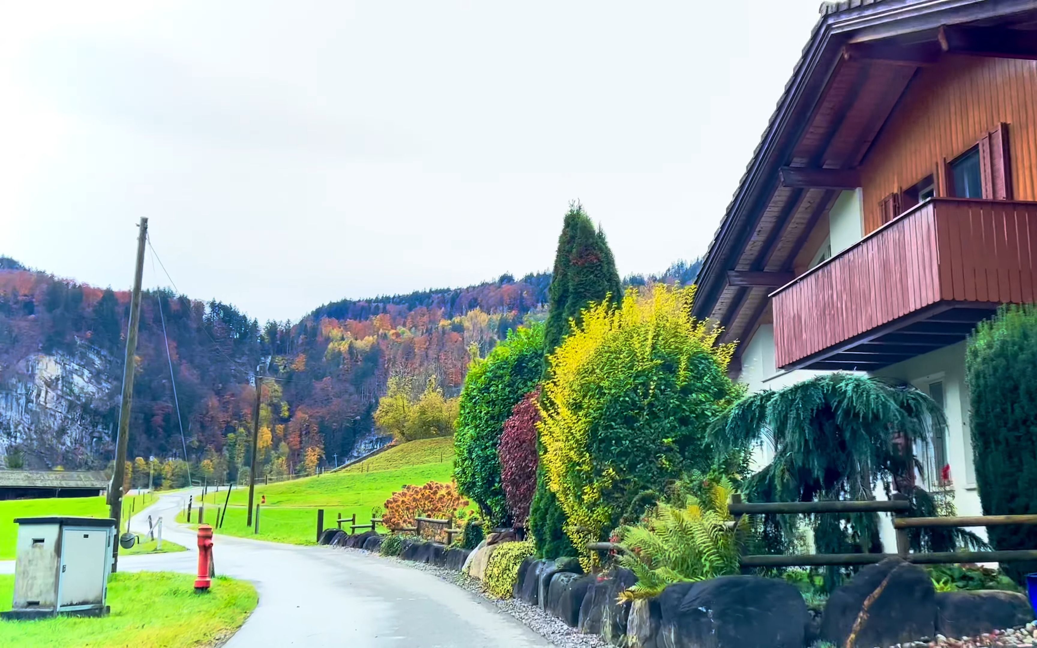 4k超清 | 风景如画的瑞士滨湖小镇自驾之旅行!