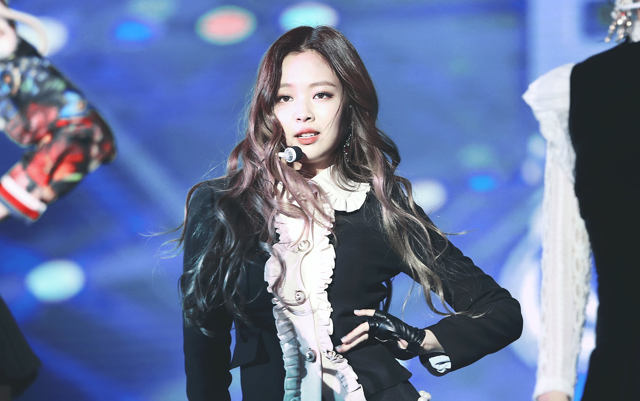 【直拍】满满swag的黑泡jennie,一起来感受ace的舞台魅力~ 161226 sbs