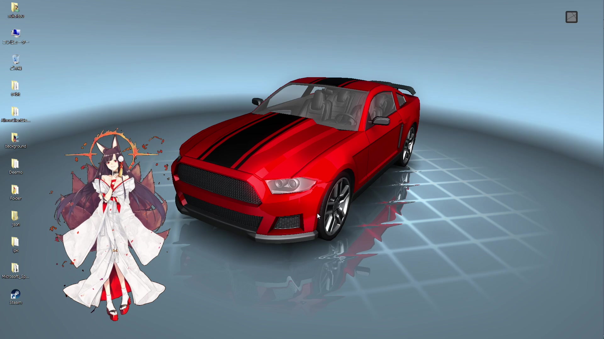 live2dviewerex (live2d wallpaper) 桌面模式以及和wallpaper engine