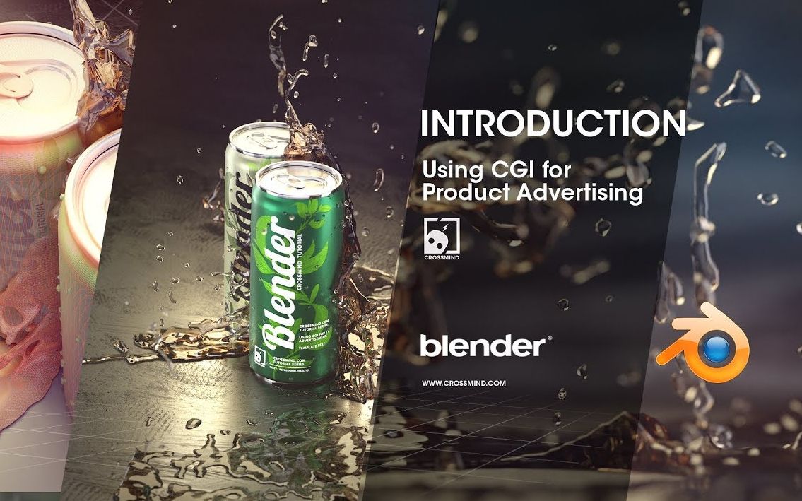 Blender 商业广告教程 带你从头到尾的制作饮料广告哔哩哔哩bilibili