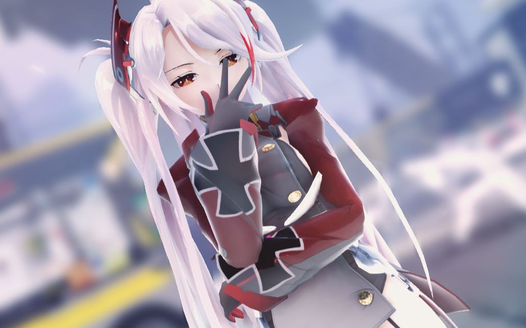 活动作品碧蓝航线mmd欧根亲王hip