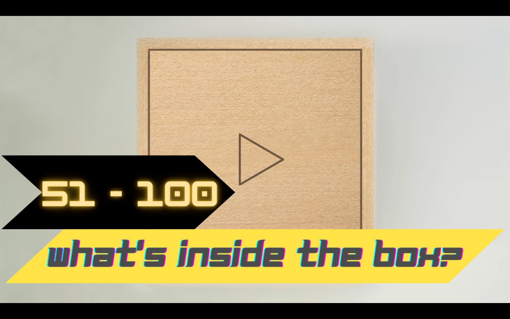 [图]What's inside the box? 51 - 100 盒子里有什么？【Bart Bonte】