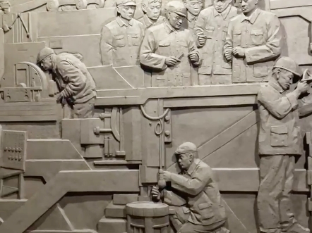 临沂 #龙章大型浮雕生产基地,11年专注展馆/市政/学校/广场浮雕设计