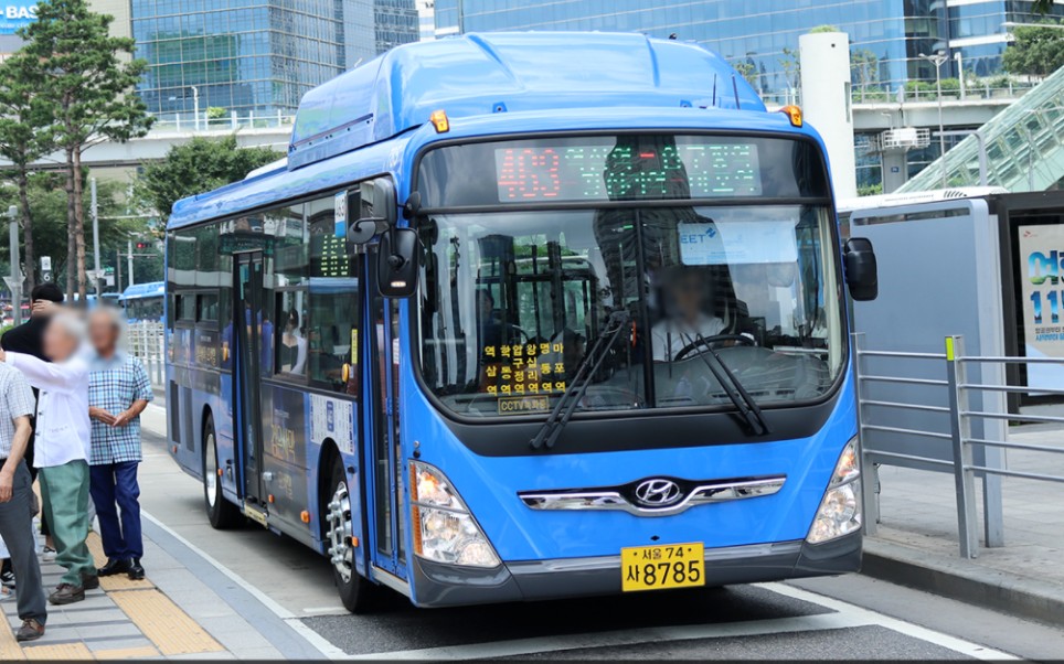 【韩国公交】首尔巴士463路 良才→汝矣岛 pov_哔哩哔哩_bilibili