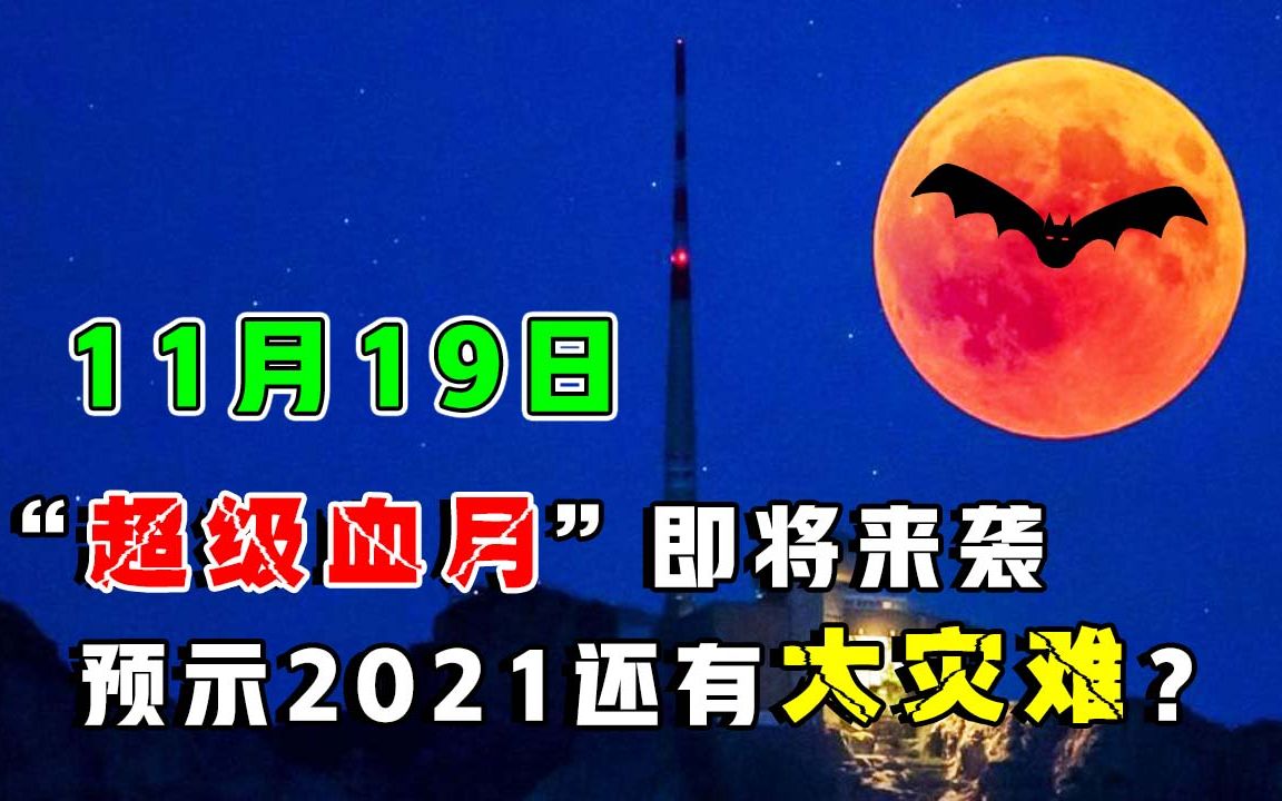 [图]倒计时开始！11月19日“超级血月”来袭，它是否预示灾难来临？