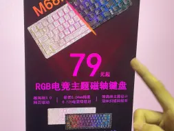 下载视频: 【爆料】79起售0.04精度的磁轴键盘还自带等高线3.0？！！Womier M68HE系列10月28开售