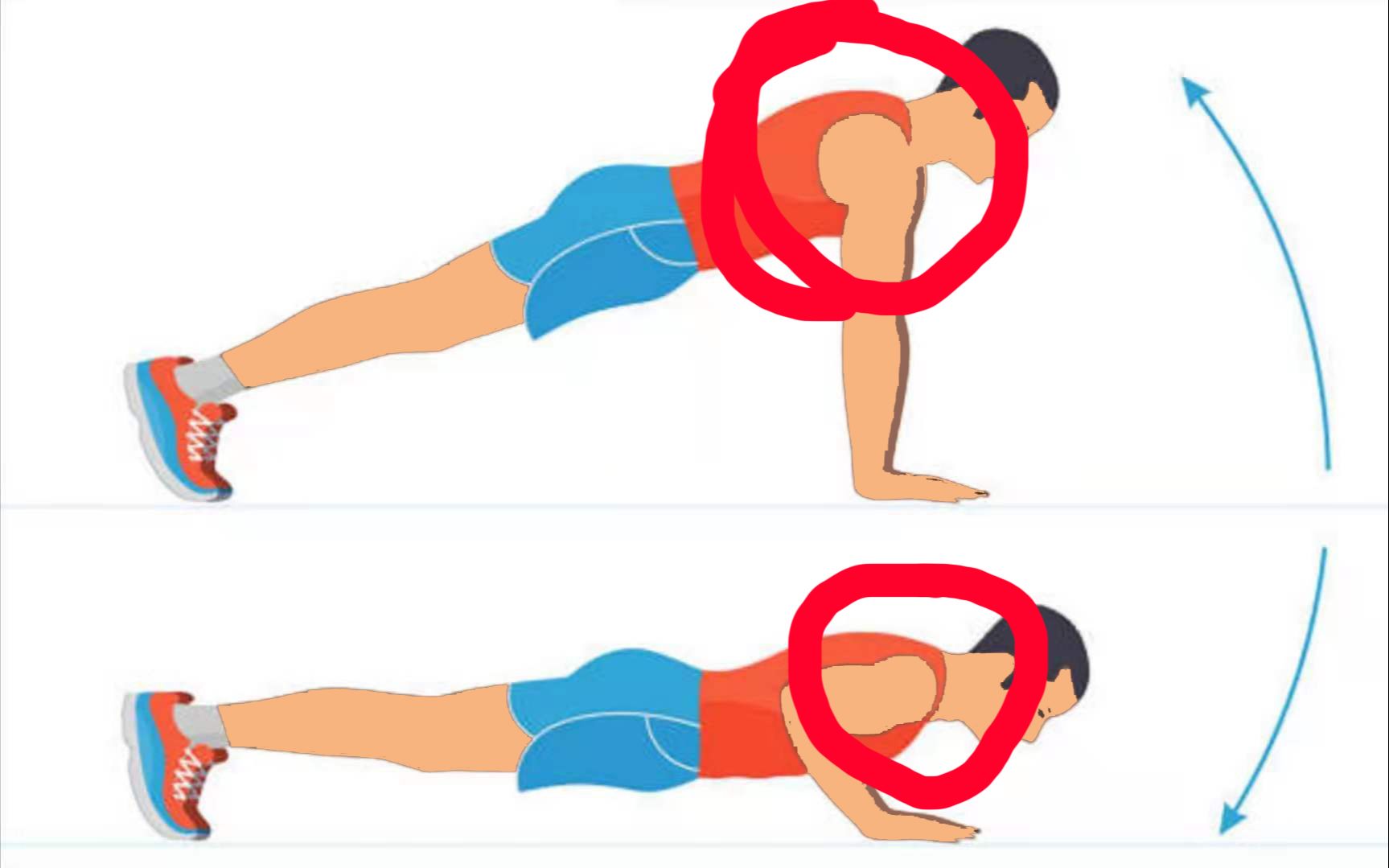 俯卧撑肩膀痛原理分析动作要领注意这些细节