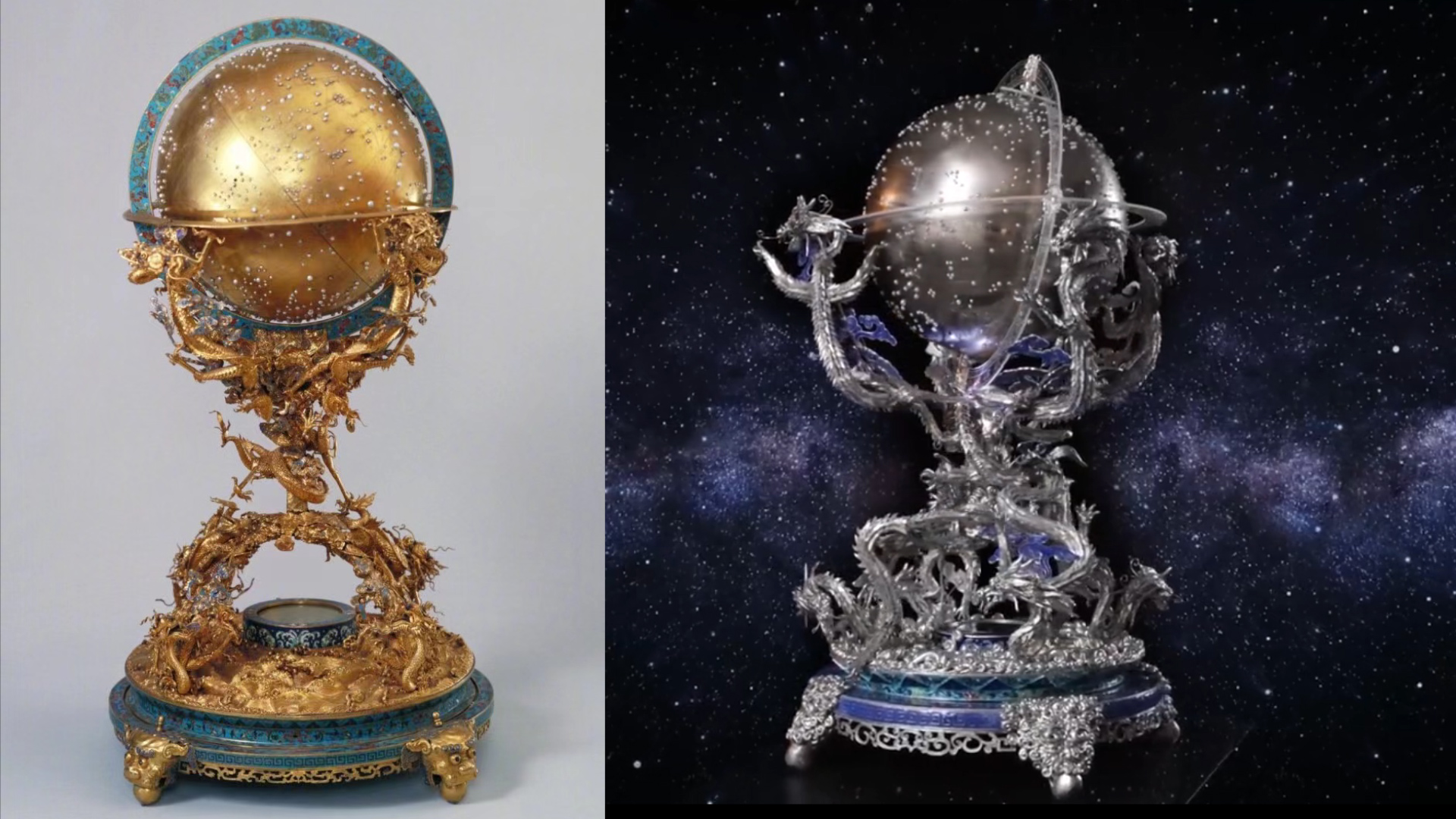 震撼!女子用17个易拉罐,复刻国宝金嵌珍珠天球仪:致敬中国航天