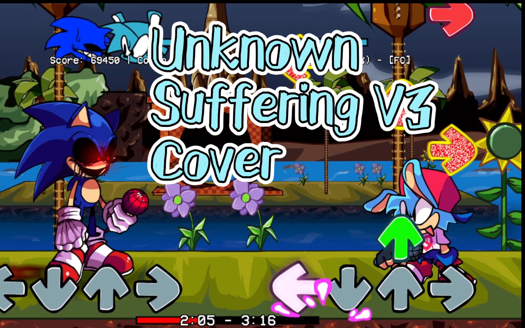 [图]FNF模组 Unknown Suffering V3但SONIC.EXE来唱