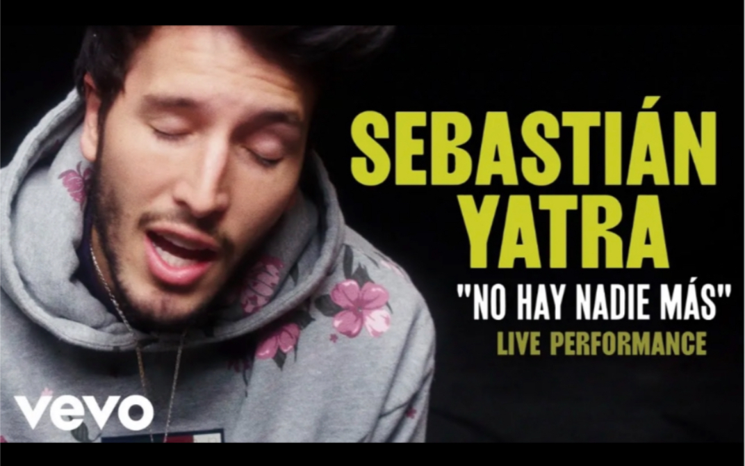 [图][Acoustic] Sebastián Yatra - No Hay Nadie Más