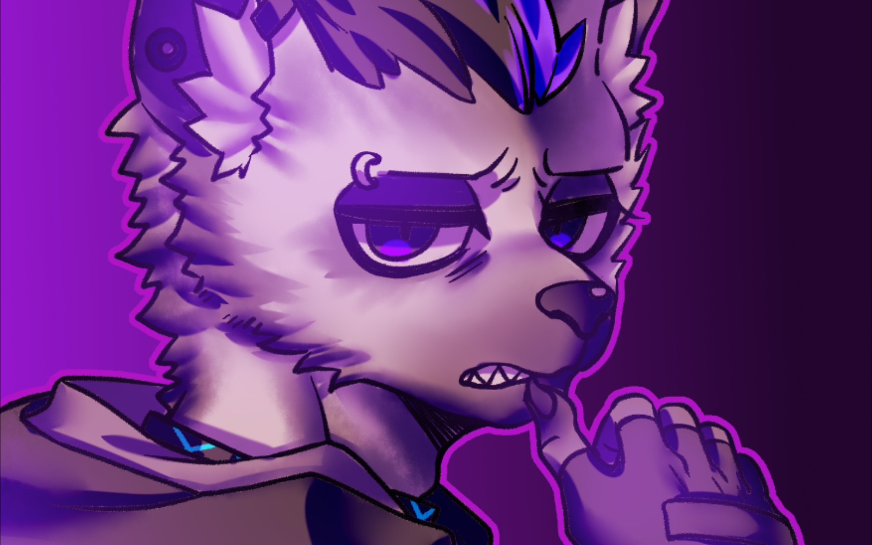 【兽人】明日方舟斑点的绘画过程!