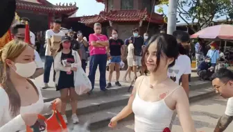 太美了，颜值正妹 中坛 三太子又来了！