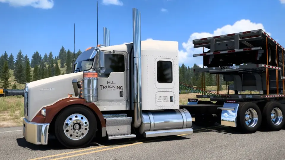 美洲卡车模拟】【HammerLane79】Kenworth T800 -（带大涡轮的康明斯ISX 