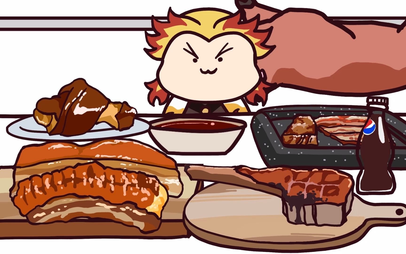 炼狱杏寿郎吃播